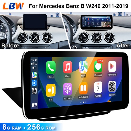 GXQKHFA Support de téléphone portable pour voiture compatible avec Mercedes Classe A W176 B W246 2012-2018 (pour classe A W176/2011-2016 B W246