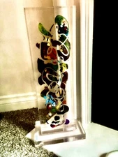 acrylic lucite sculpture post modern chic