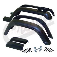 Crown Automotive Fender Flare Kit Front and Rear fits Jeep Wrangler 1987-1995