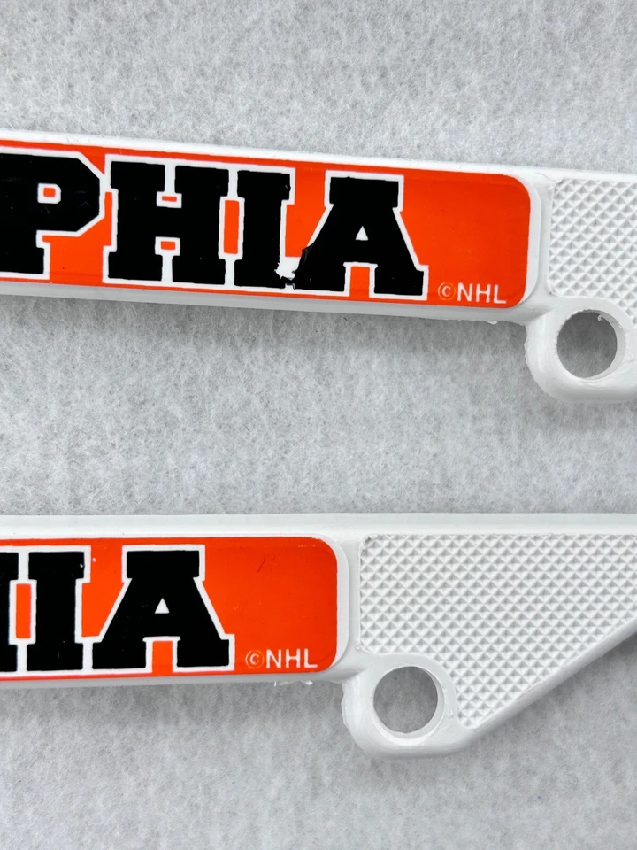 Lote de 2 PLACAS NUEVAS DE COLECCIÓN AÑOS 90 PHILADELPHIA FLYERS NHL HOCKEY AÑOS 80 Foto 4 de 4