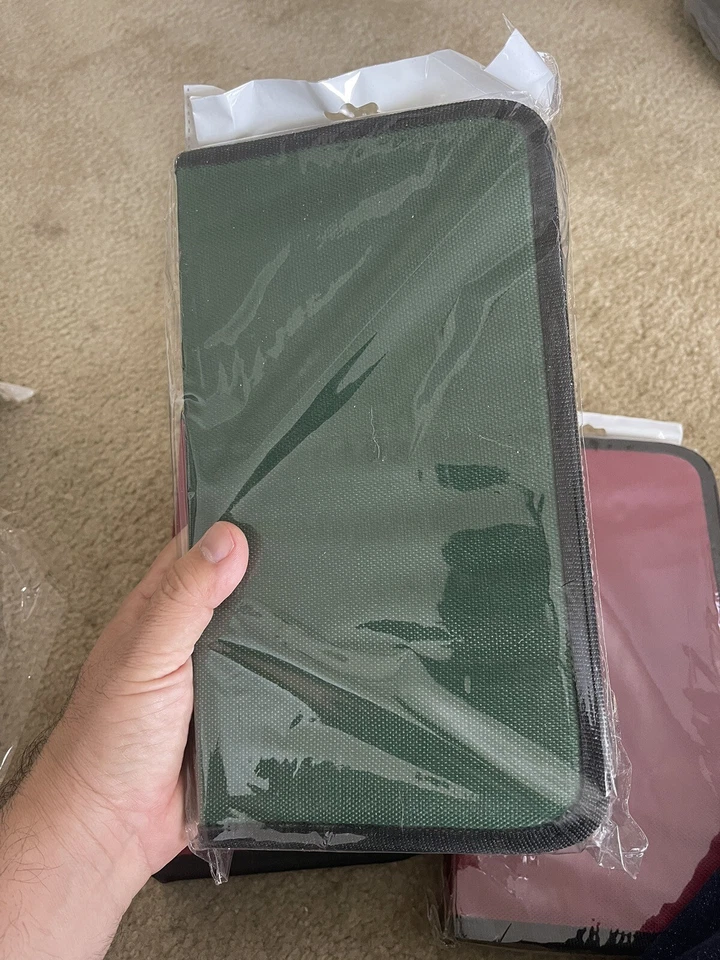 CD DVD держатель хранения бумажник чехол комплект - Изображение 4 из 4