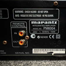 Marantz PM6004 2-Ch Integrated Amplifier Class AB 150W Phono Remote Black