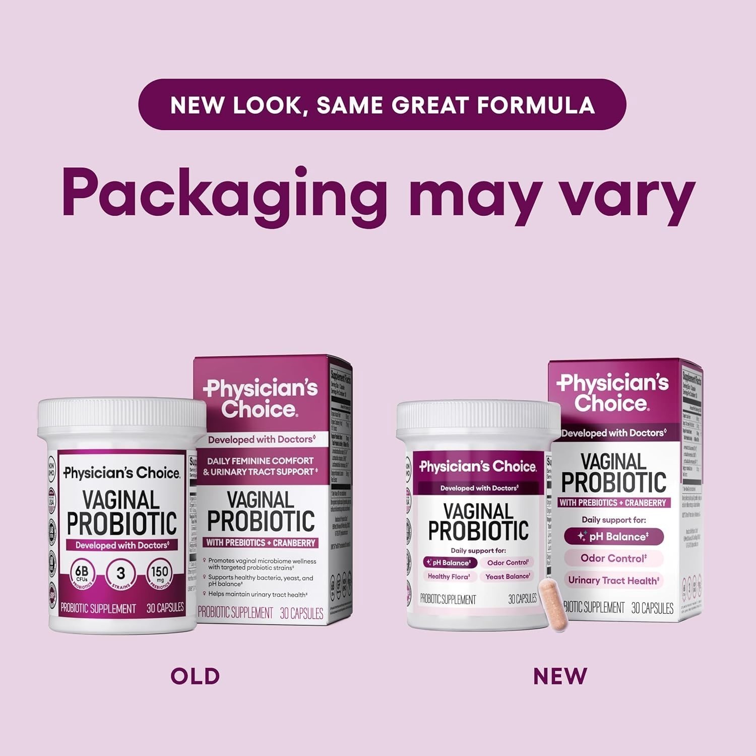 Physician's Choice Vaginal Probiotic for Women - Support Vaginal PH Balance