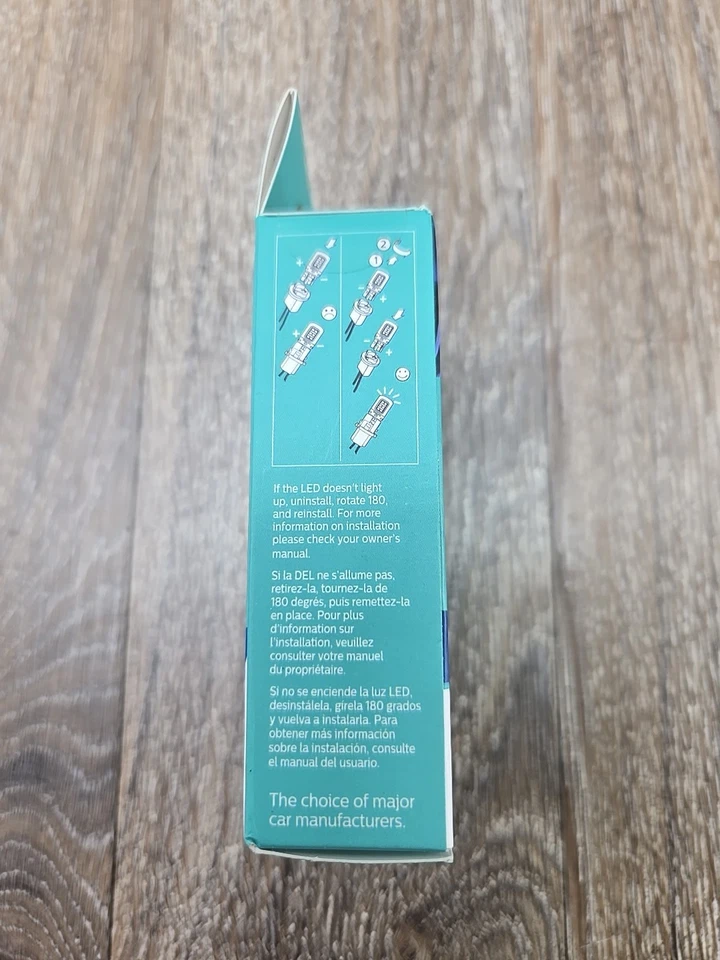 Philips Ultinon LED White Bulbs 3157W 12V Bright Signaling New In Box - Image 3 of 4