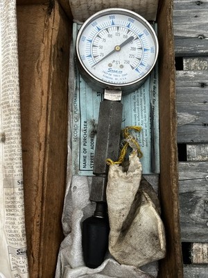 Vintage Snap On Kompressionstester Messgerät mit OVP