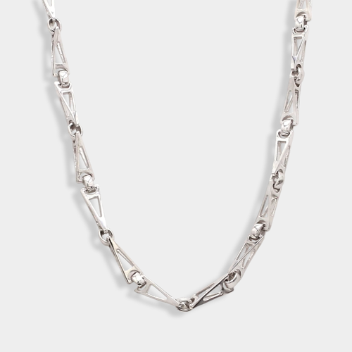 Catena da uomo in platino 20 pollici lunghezza 40 grammi peso 950 maglia