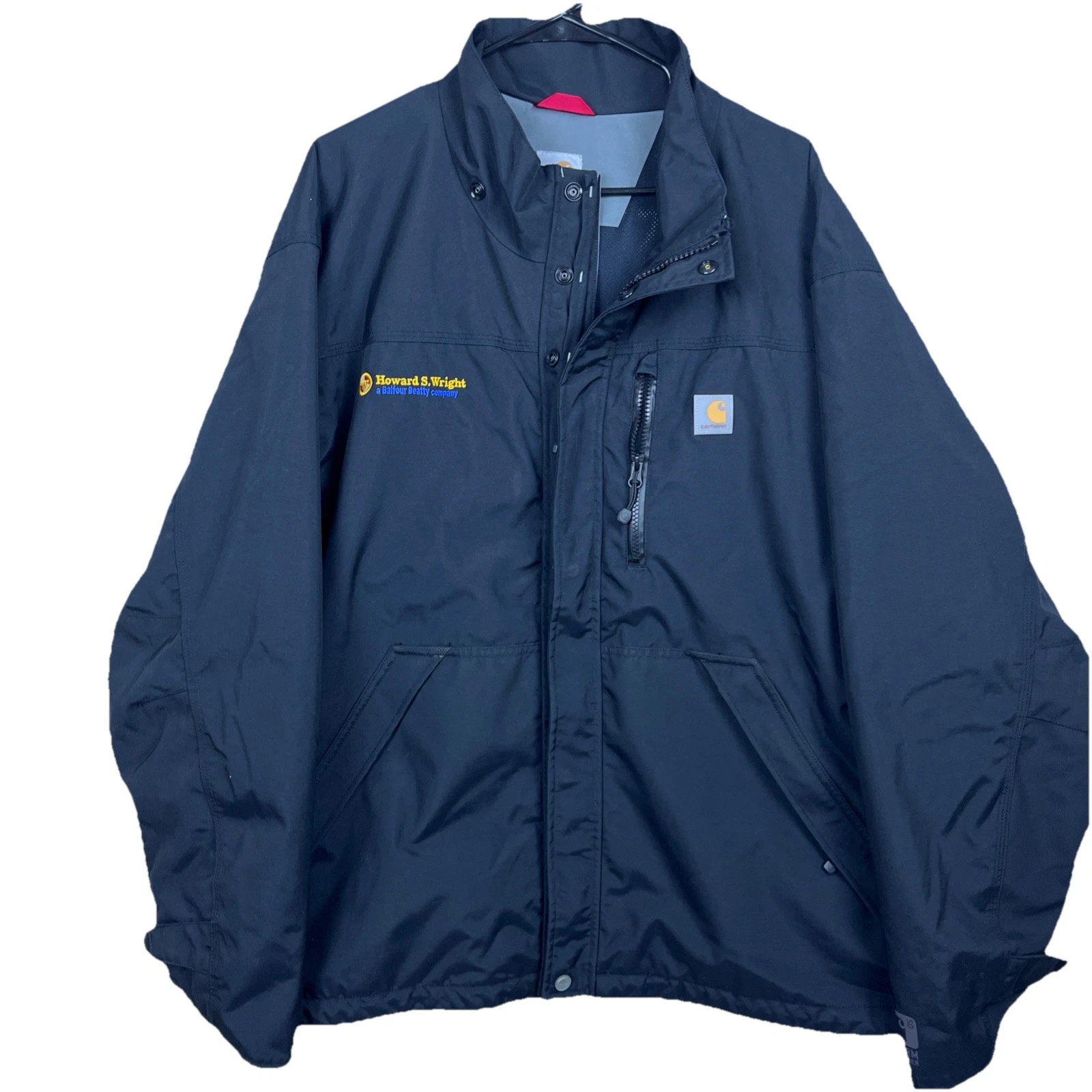Carhartt Shoreline Storm Defender Jacket Men’s Size 2XL Black J162 001 * NO HOOD