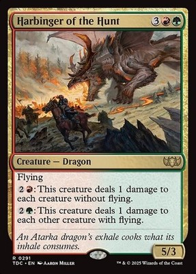 Vorbote der Jagd ~ Commander: Tarkir: Dragonstorm [ NM ] [ Magic MTG ]
