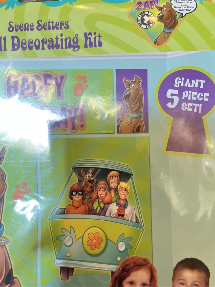 Scooby - Kit de decoración de pared Doo Scene Setters juego de 5 piezas Foto 3 de 4