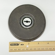 1970-81 Chevrolet Camaro Oem Steering Wheel Bowtie Horn Button Gm 329738 - Brown 1970-81 Chevrolet Camaro Oem Steering Wheel Bowtie Horn Button Gm 329738 - Brown