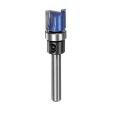 Pattern Flush Trim Router Bit 15/32" Cutting Length for Edge Trimming,  Blue