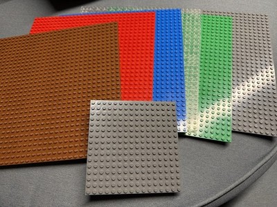 6 Pc Lot Multiple colors 10''x10'' 32x32 Stud Classic Brick Building Base Plates