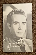 Ricardo Montelban arcade Card Circa 1940's