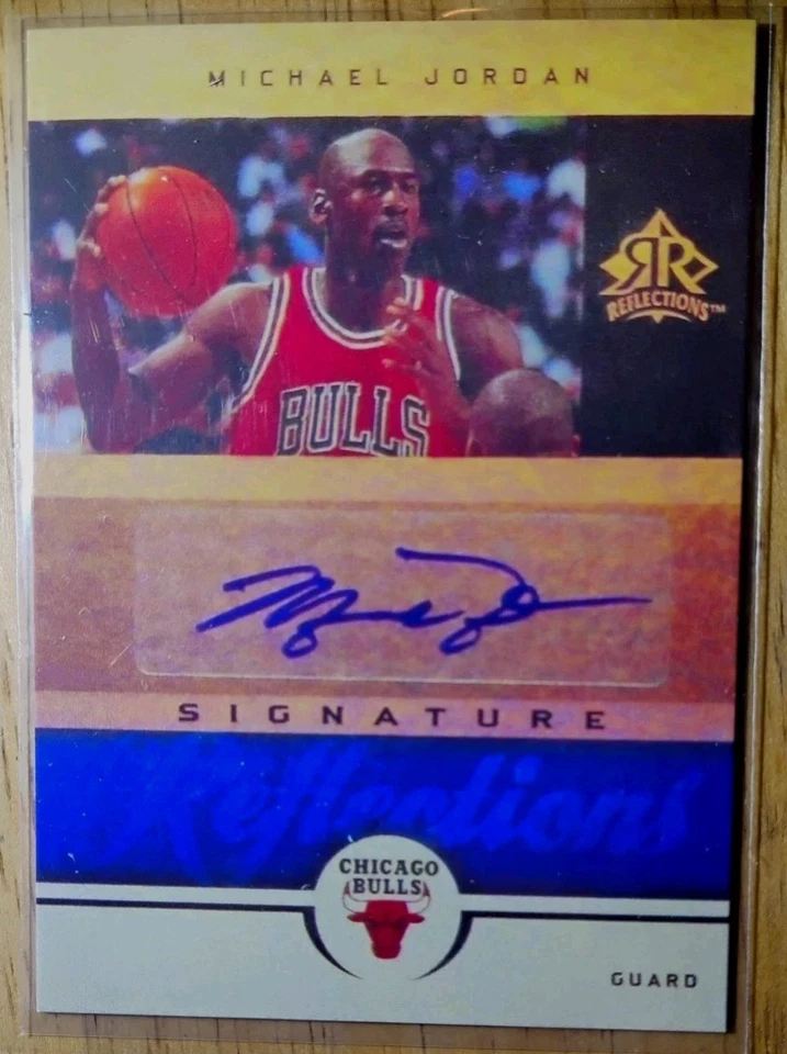Michael Jordan Autograph Card. 2005-06 Signature Reflections, (RP) - Image 2 of 4
