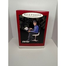 Vintage 1996 Star Trek Mr. Spock Keepsake Ornament Hallmark Star Trek 30 Years