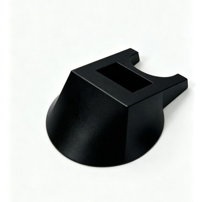 Coffee Grinder Chute Funnel for Eureka Mignon MMG Grounds Guide Black