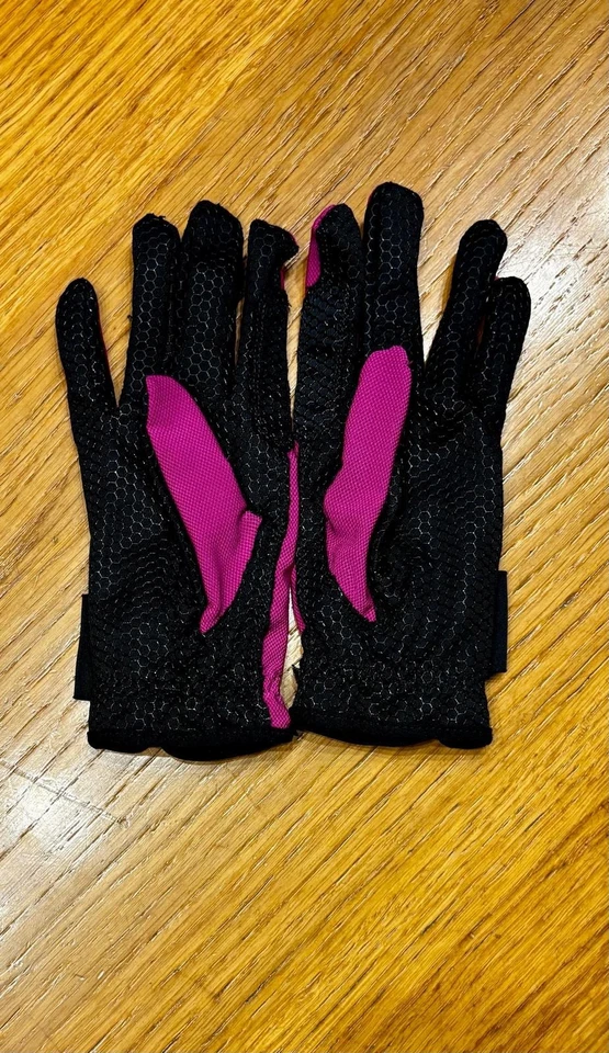 Hauke Schmidt Reithandschuhe Damen, Pink/Schwarz , Größe L fällt kleiner aus - Bild 3 von 3