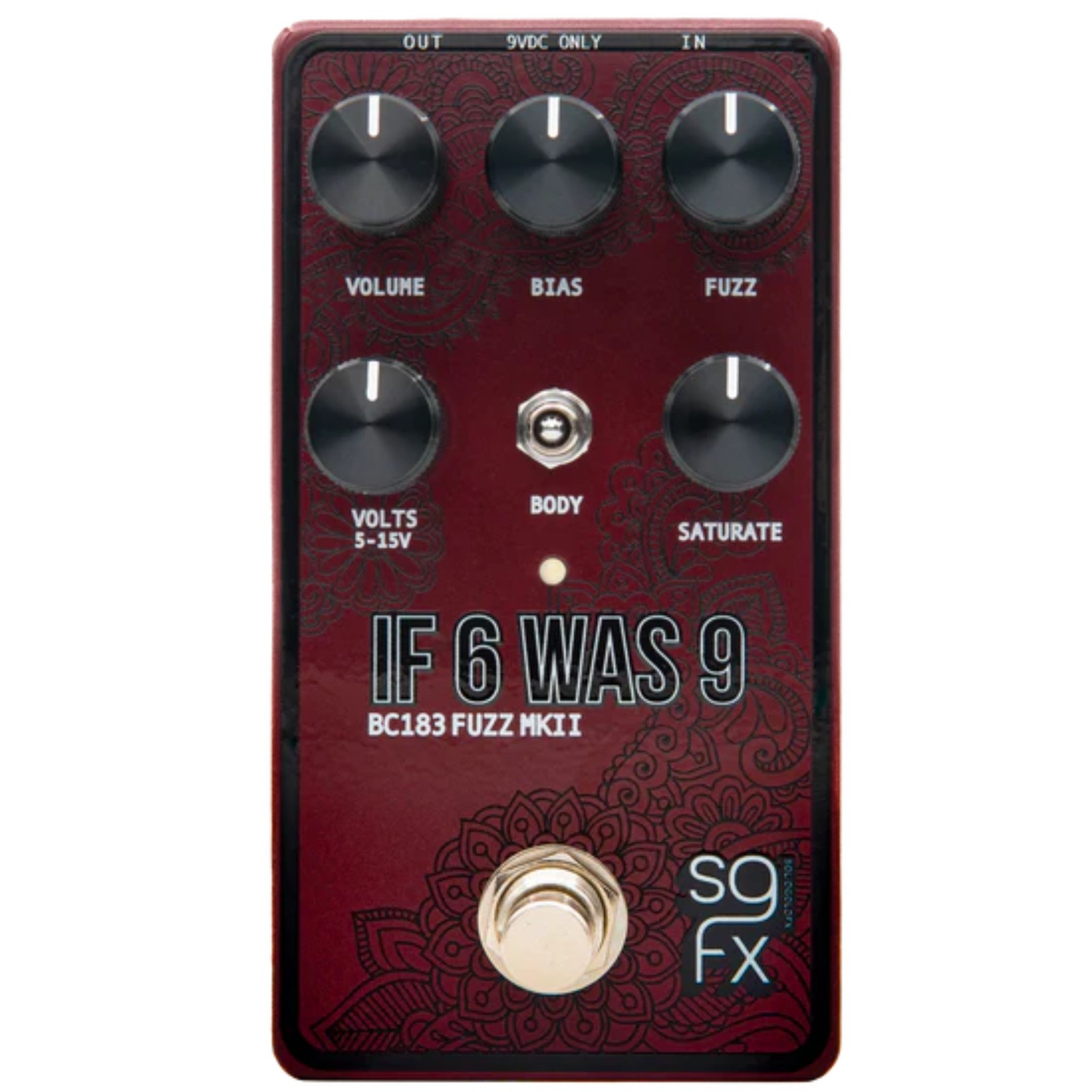 SolidGoldFX, если бы 6 была 9 педалью эффектов MKII Fuzz