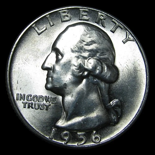 1956 Washington Quarter ---- Unc Coin ---- #PP924