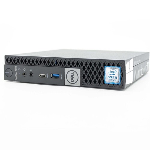 Dell 7060 Micro i3 Mini PC Tiny Desktop-Computer Windows 11 Pro 4GB 120GB DDR4
