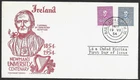 Ireland Cardinal Newman Stamps FDC First Day Cover, Staehle Cachet, Unused 1954