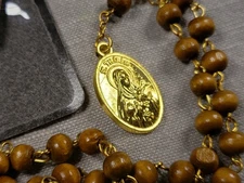 Vintage Rosary Little Flower Chaplet St Therese Of Lisieux Christian B65