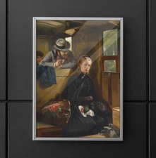 The Irritating Gentleman Canvas/Poster Wall Art - Vintage Portrait Print