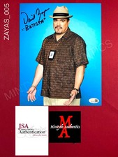 David Zayas autographed signed 8x10 photo Dexter Batista JSA COA