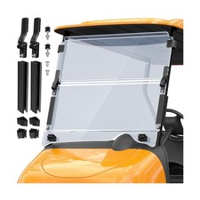 Upgrade Golf Cart Windshield for EZGO RXV 2008-UP Gas/Electric Models, Foldab...