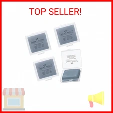 Faber-Castell Erasers - Drawing Art kneaded Erasers, Large Size Grey - 4 Pack