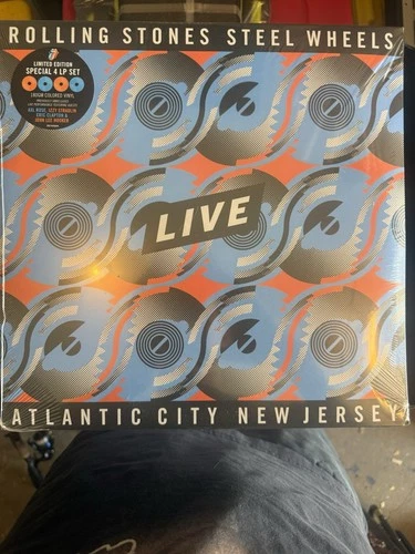 ROLLING STONES Steel Wheels Live Atlantic City SEALED 2020 4LP RSD Blue Orange