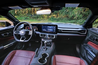 2026 Ford Mustang Interior Cabin | 24x36 poster | American Muscle Wall Art