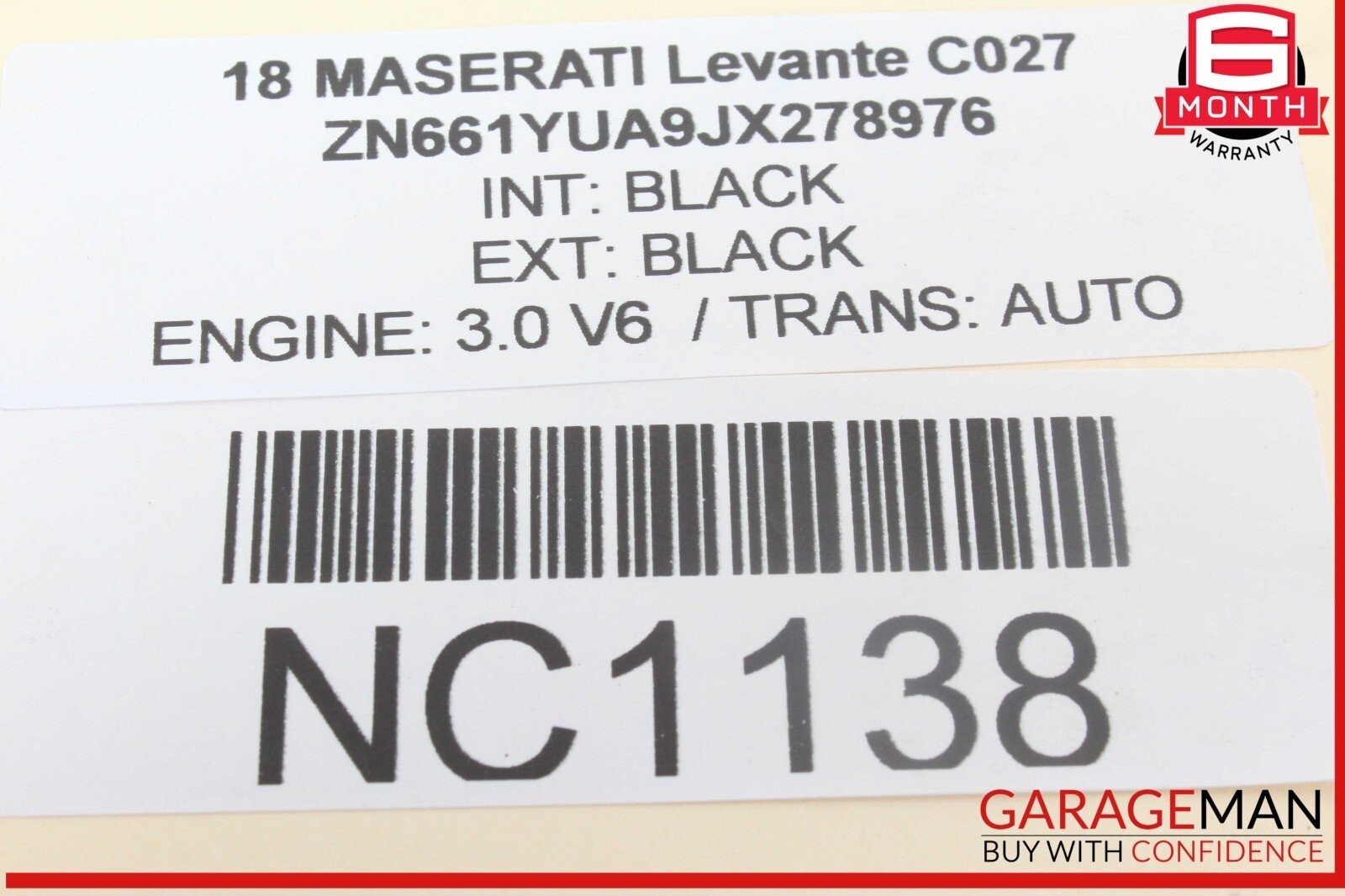 Maserati Levante 2017-2020 FRONT+RIGHT Speaker P/N 670036368