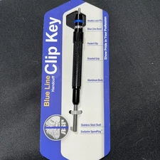 ASP 56276 Aluminum Universal Thin Blue Line Police Correction Handcuff Cuff Key