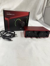 Focusrite Scarlett Solo USB Audio Interface 4th Generation -Red-MOSC0032