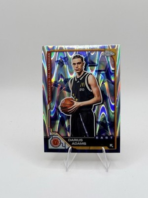 2025 Topps Chrome McDonalds All American Darius Adams McFlurry Raywave Base #2
