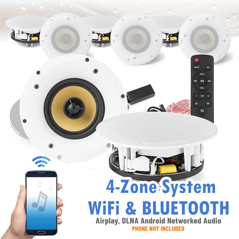 Multiroom Bluetooth Ceiling Speaker System Shelly Lighting
