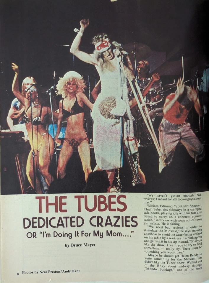 Hit Parader February 1976 Roger Daltrey, Bowie, 10cc, Uriah Heep, Springsteen  - Image 3 of 4