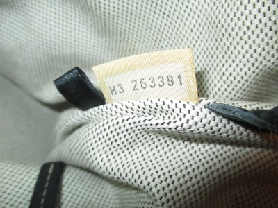 Dooney and Bourke Satchel Style Handbag, Gray and Black Canvas w