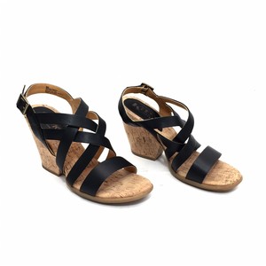 black kork ease sandals