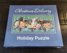 New Christmas Delivery Holiday Cats 1000 Piece Jigsaw Puzzle Mailboxes Current