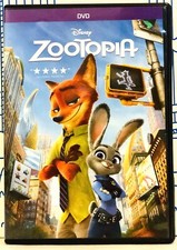 Disney Zootopia DVD Movie Ginnifer Goodwin Jason Bateman Idris Elba Kids Cartoon