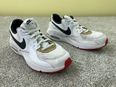 Nike Air Max Excee Shoes Women's White Gold Black Sneakers CD5432-118