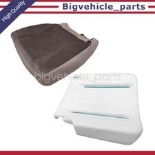 For 02-05 Dodge Ram 1500 2500 Driver Bottom Cloth Seat Cover Tan Foam Cushion