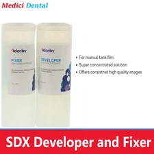 Dental X-Ray SDX Developer and Fixer For Manual Tank film Concentrated Solution