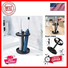 Electric Holder Stand for Bathroom: Stainless Steel Ventilated Organizer with...