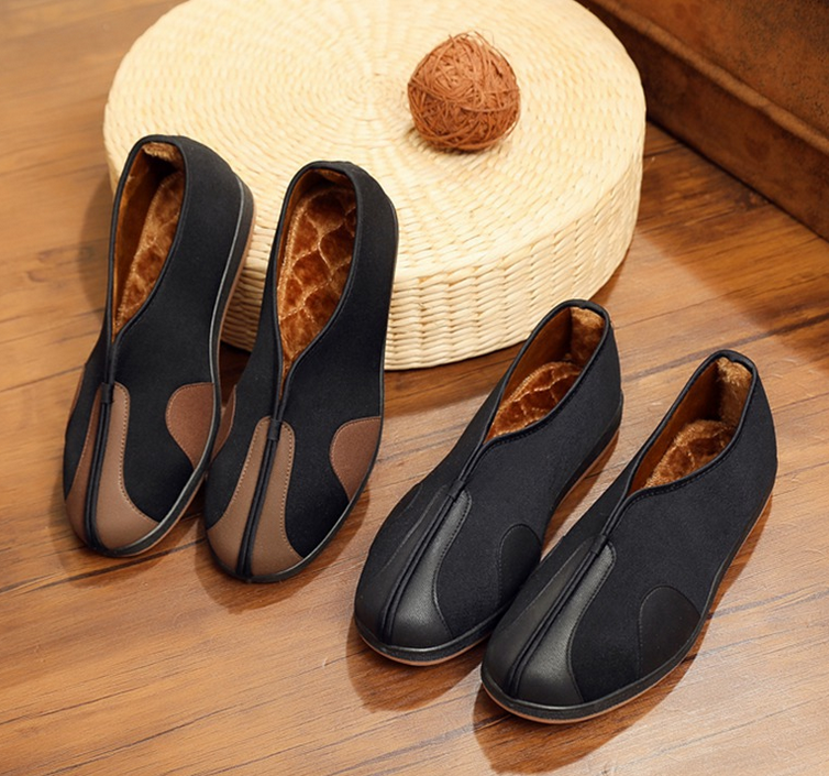 Men's Chinese Style Shoes Handmade Monk Tai Chi Kung Fu Rubber