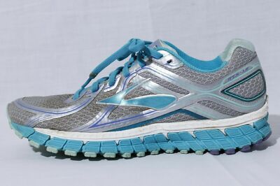 Brooks Adrenaline GTS 16 Women's Gray Blue Running Shoes US 9B EUR 40.5