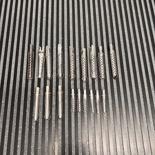 18 Misc.Sized Vintage Tip Top Goody  Other Aluminum Metal Hair Perm Rod Curlers