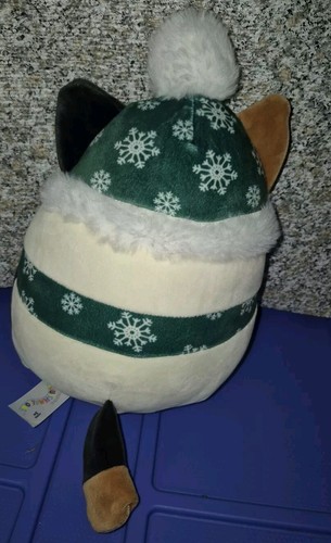 NWOT Brand New Clean Squishmallows Cam the Cat Christmas 2022 8 in - Imagen 2 de 4
